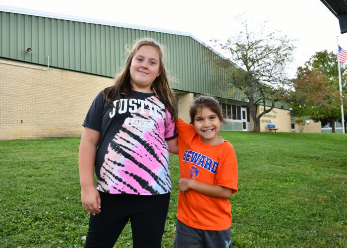 Students dress in Golden Hill colors/apparel for spirit day