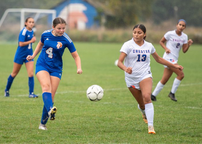 athlete on the soccer field