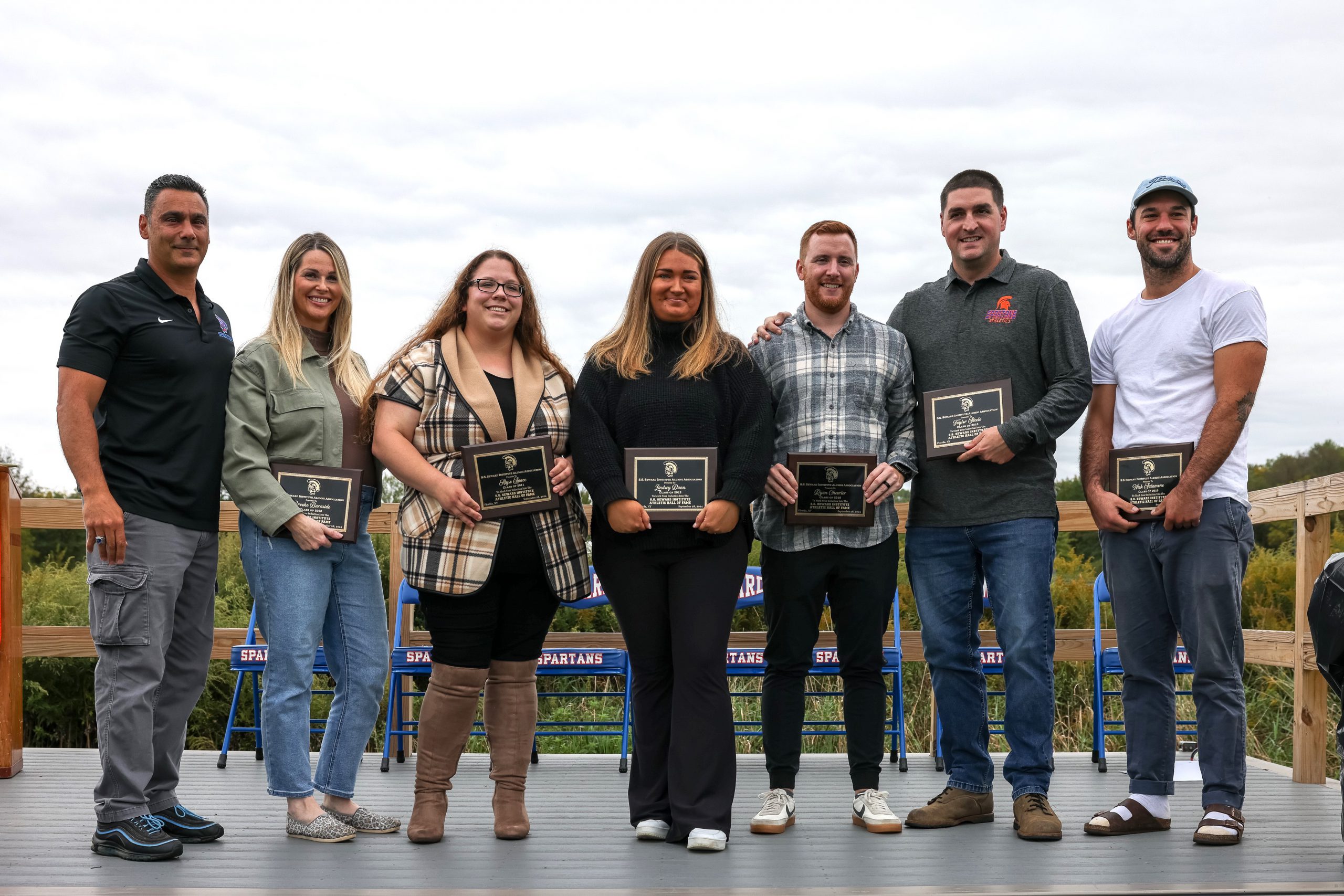 Hall of fame inductees with their awards