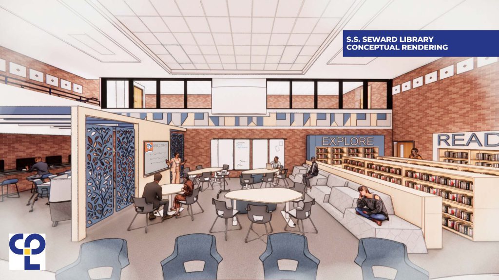 S.S. Seward Library conceptual rendering