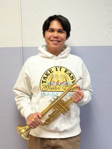 Alex Vargas, music student of the month