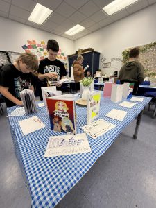 Students read books written by classmates